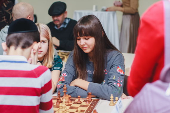 Фото зачиненого рапід-турніру “Ханука-2019”, 18 грудня 2019 р.