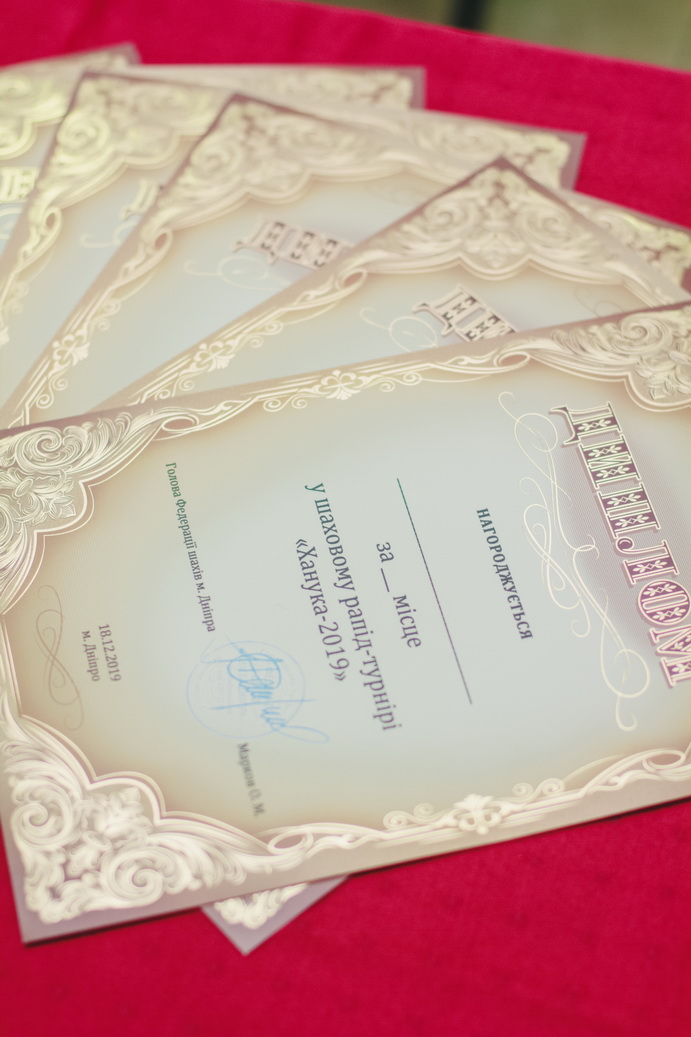 Фото зачиненого рапід-турніру “Ханука-2019”, 18 грудня 2019 р.