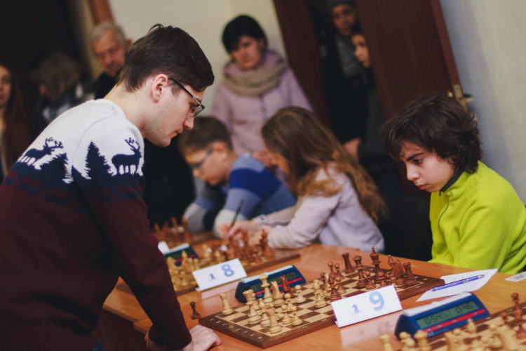 Фото сеансу одночасної гри Єлісєєва Євгенія 11 січня 2020 р.