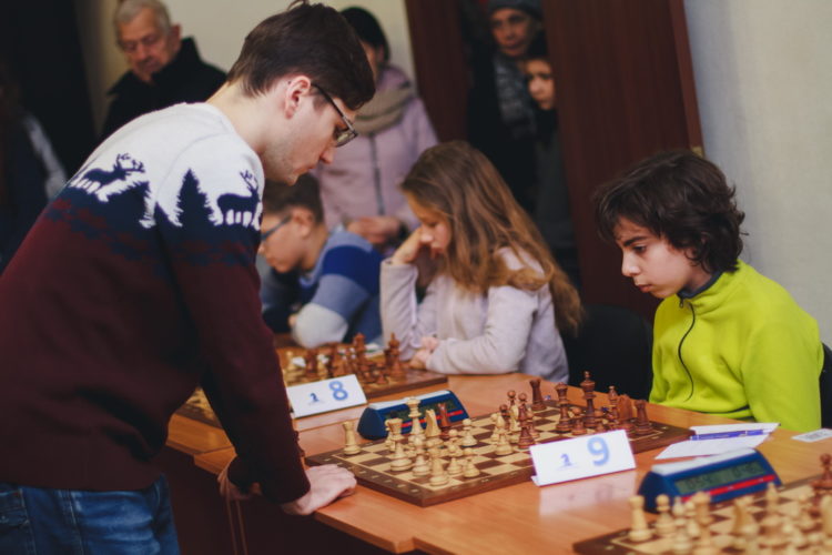 Фото сеансу одночасної гри Єлісєєва Євгенія 11 січня 2020 р.