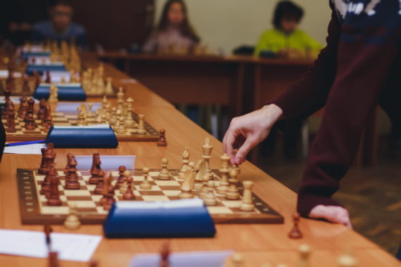 Фото сеансу одночасної гри Єлісєєва Євгенія 11 січня 2020 р.