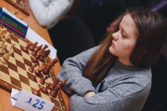 Фото сеансу одночасної гри Єлісєєва Євгенія 11 січня 2020 р.