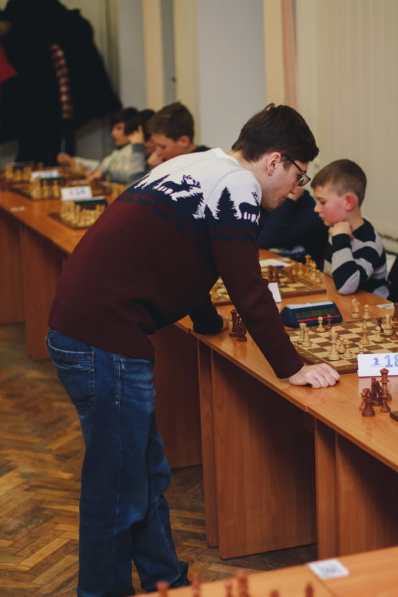 Фото сеансу одночасної гри Єлісєєва Євгенія 11 січня 2020 р.