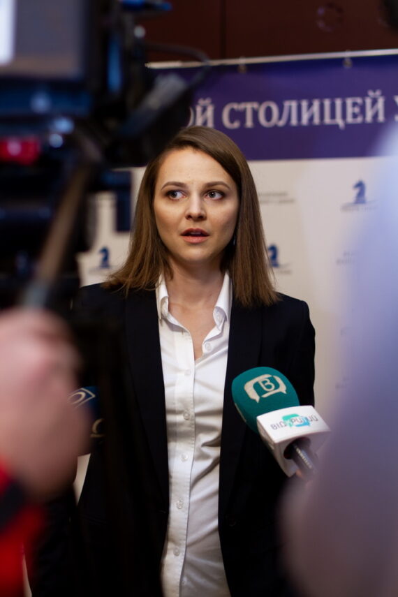 Сеанс одночасної гри з Ганни Музичук 9 лютого 2020 р.