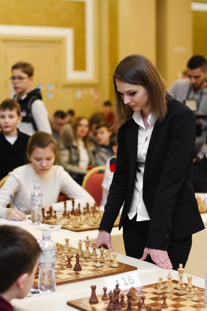 Сеанс одночасної гри з Ганни Музичук 9 лютого 2020 р.