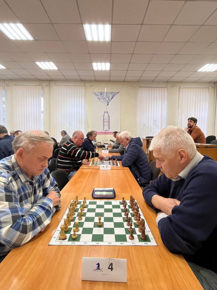 Чемпіонат міста з швидких та блискавичних шахів серед ветеранів – ПІДСУМКИ