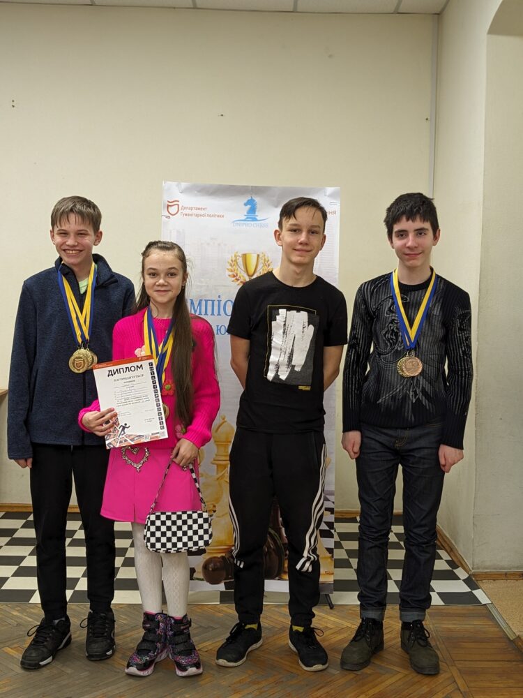 Особисто-командний чемпіонат міста з швидких шахів до 12,14,16,18,20 років, 03.02.2024 – Підсумки