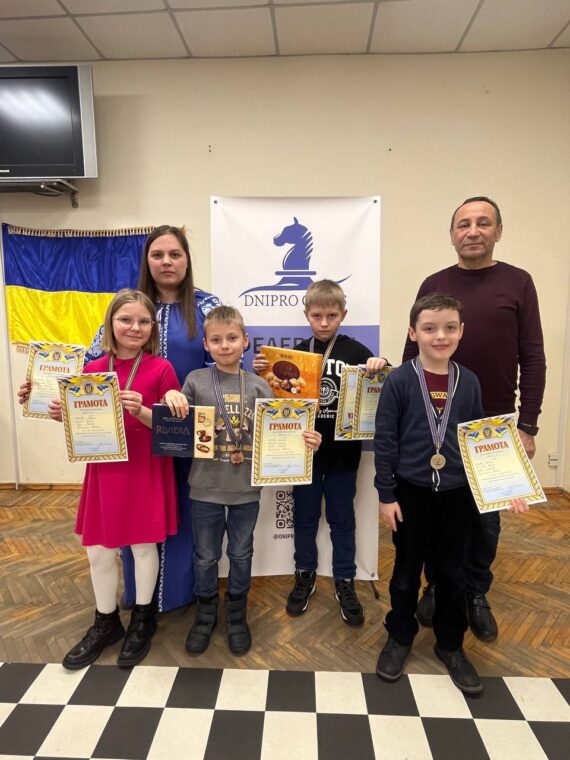 Особисто-командний чемпіонат Дніпропетровської області з класичних шахів до 8 та 10 років – ПІДСУМКИ