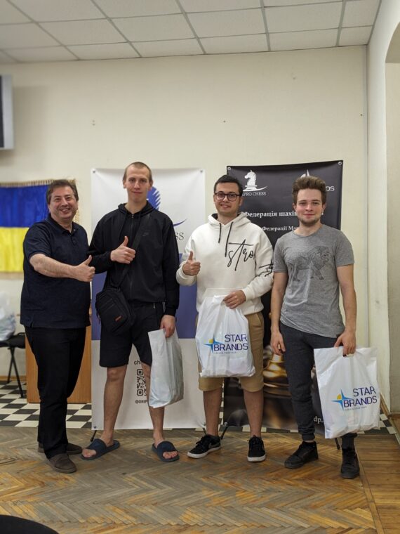XXXVIII Кубок ФШД з рапіду серед любителів, 04.05.2024 – Підсумки