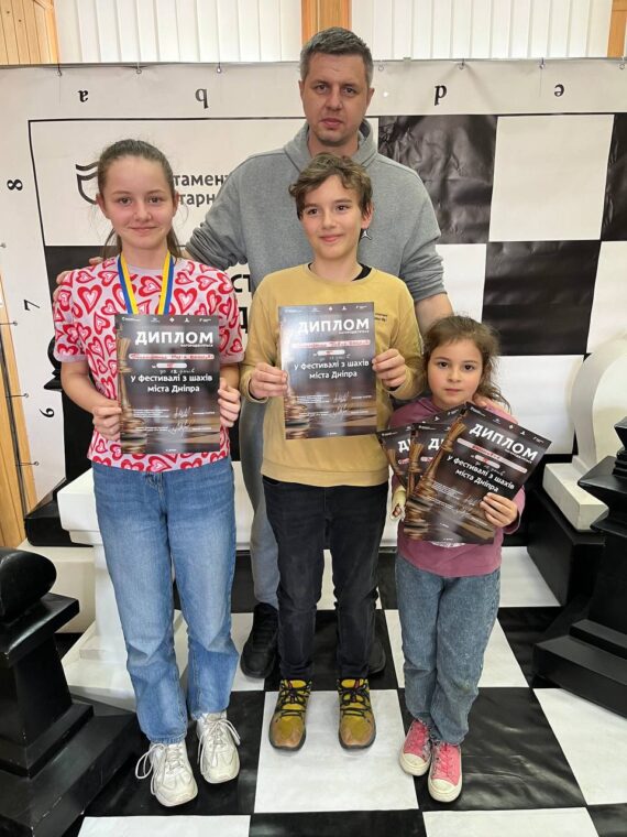 Чемпіонат міста з блискавичних шахів до 12 та 14 років – ПІДСУМКИ