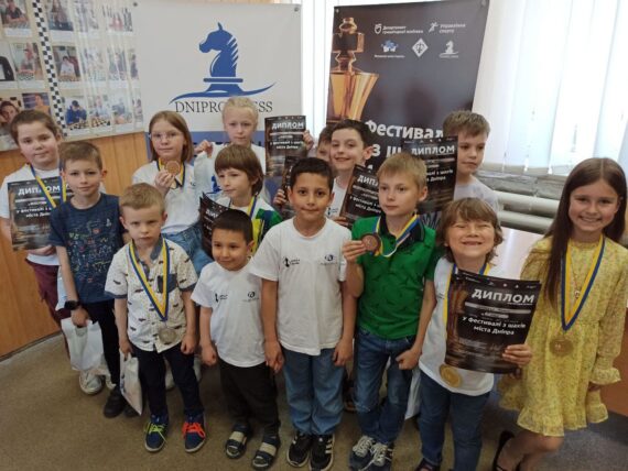 Чемпіонат міста з блискавичних шахів до 8 та 10 років 25.05.2024 – підсумки