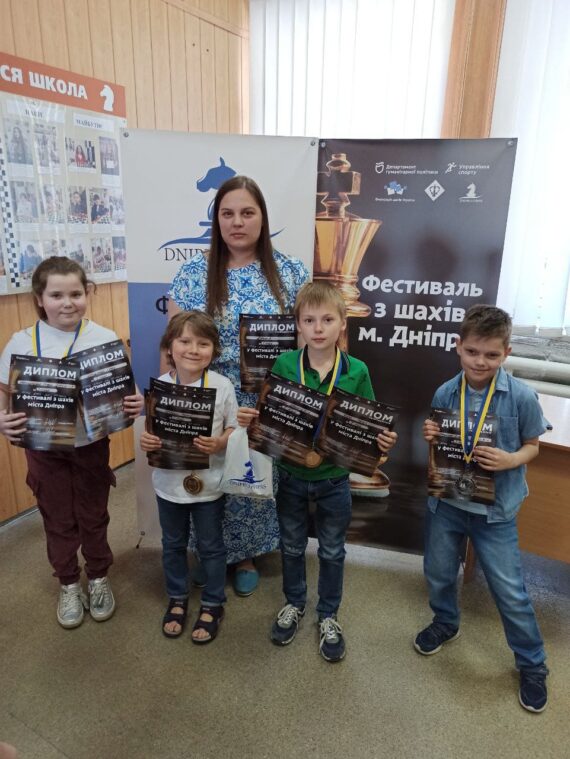 Чемпіонат міста з блискавичних шахів до 8 та 10 років 25.05.2024 – підсумки