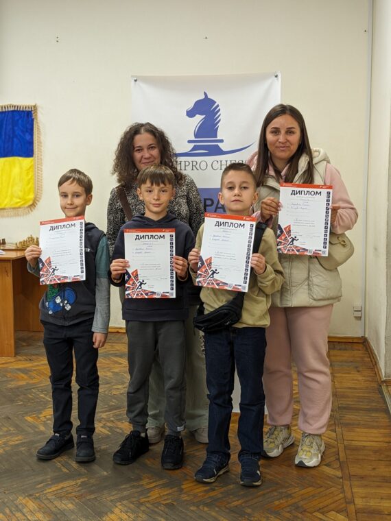 Чемпіонат міста з швидких шахів серед юнаків та дівчат до 8, 10 років, 02.11.2024 – Підсумки