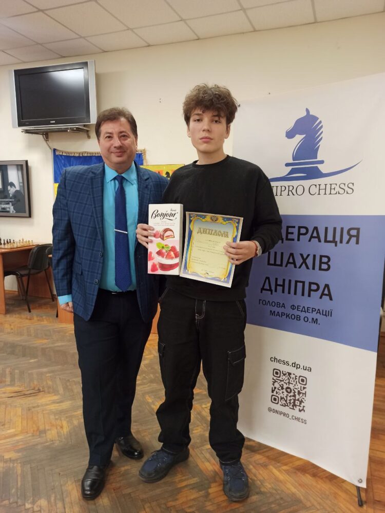 Лекція та тематичний бліцтурнір від міжнародного гросмейстера Геннадія Гутмана 10.11.2024-Підсумки