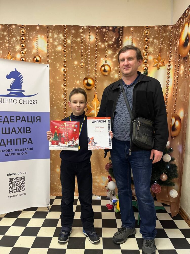 Особисто-командний чемпіонат м. Дніпра з швидких шахівдо 12 та 14 років -ПІДСУМКИ