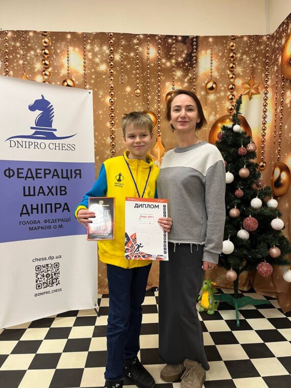 Особисто-командний чемпіонат м. Дніпра з швидких шахівдо 12 та 14 років -ПІДСУМКИ