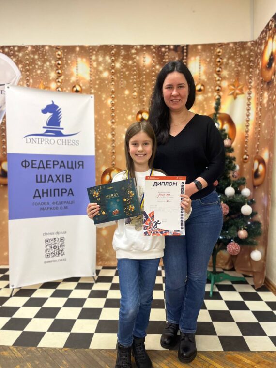 Особисто-командний чемпіонат м. Дніпра з швидких шахівдо 12 та 14 років -ПІДСУМКИ