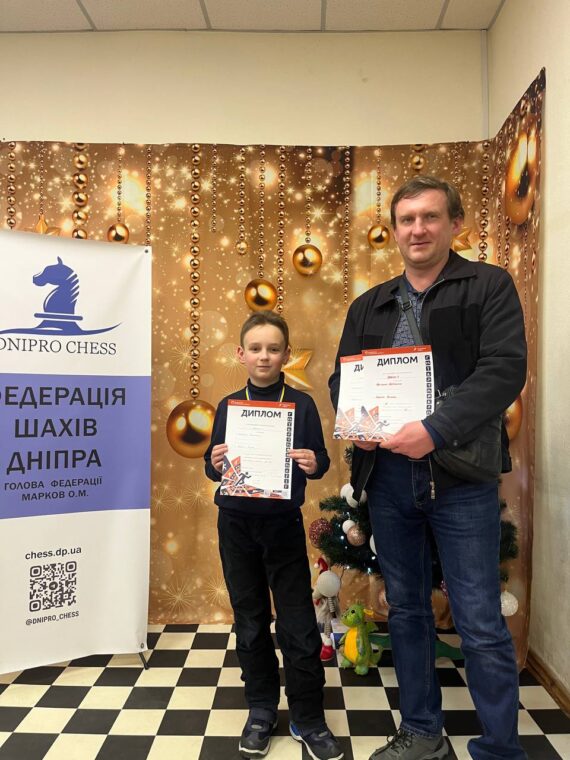 Особисто-командний чемпіонат м. Дніпра з швидких шахівдо 12 та 14 років -ПІДСУМКИ