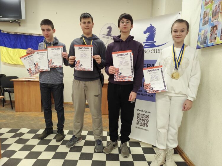Особисто-командний чемпіонат міста з швидких шахів до 16, 18, 20 р., 19.01.2025 – підсумки