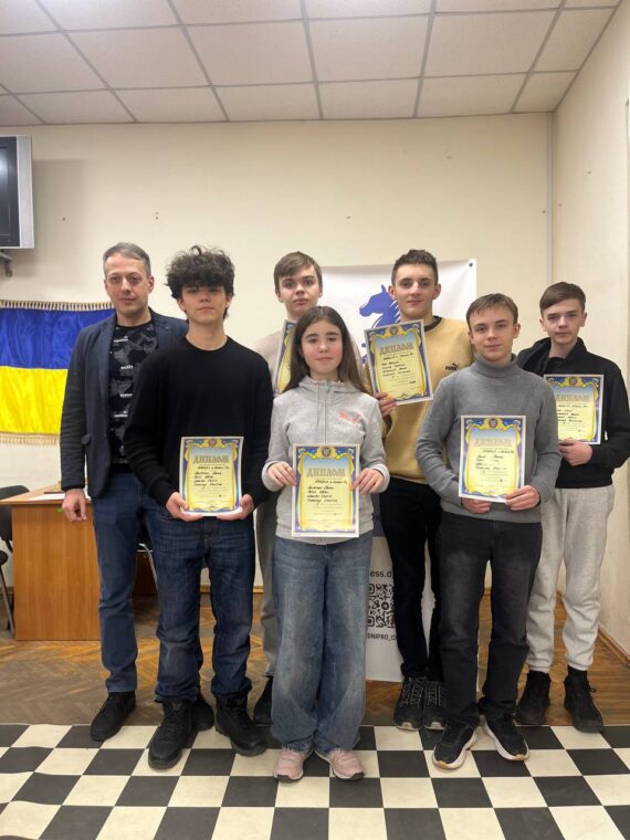Чемпіонат області з класичних шахів до 16, 18 та 20 років – ПІДСУМКИ