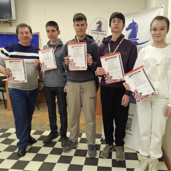 Особисто-командний чемпіонат міста з швидких шахів до 16, 18, 20 р., 19.01.2025 – підсумки
