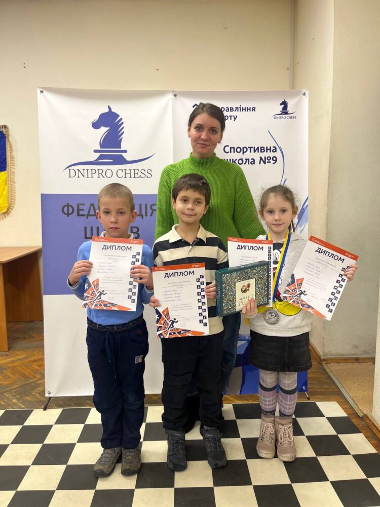 Чемпіонат міста з швидких шахів до 8 та 10 років – ПІДСУМКИ