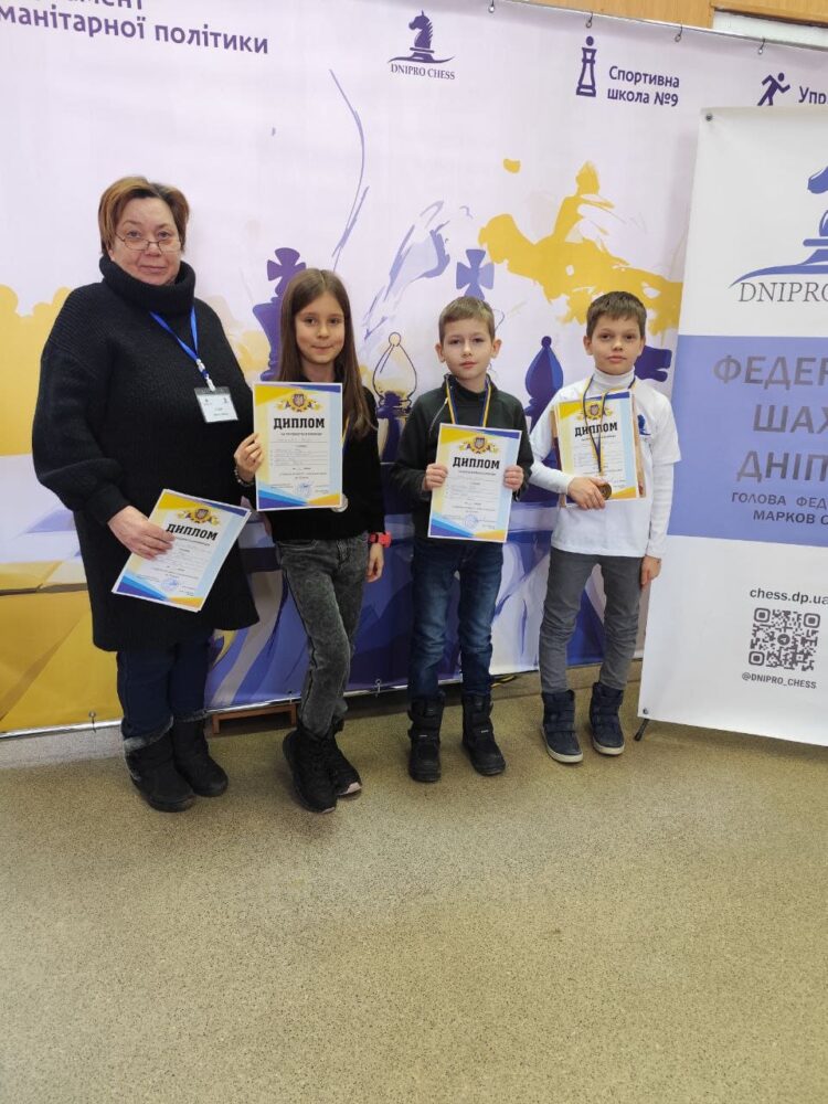 Чемпіонат області з класичних шахів серед юнаків та дівчат до 8 та 10 р. Підсумки