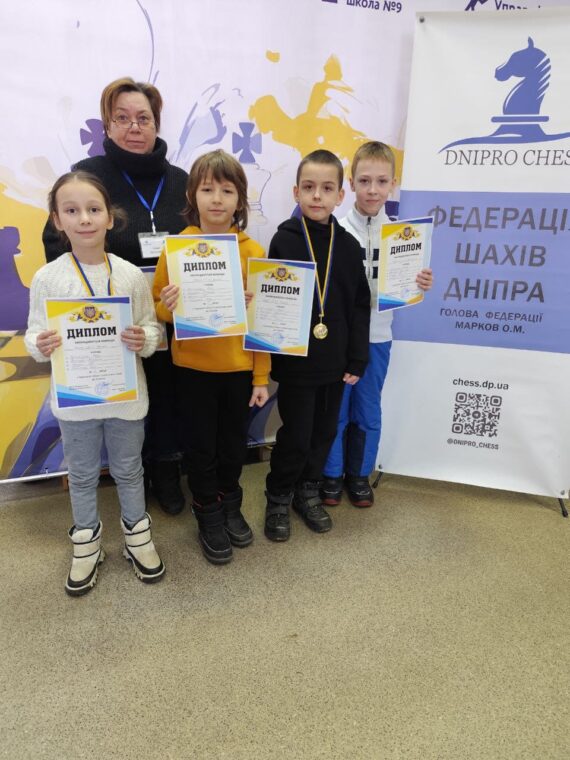 Чемпіонат області з класичних шахів серед юнаків та дівчат до 8 та 10 р. Підсумки