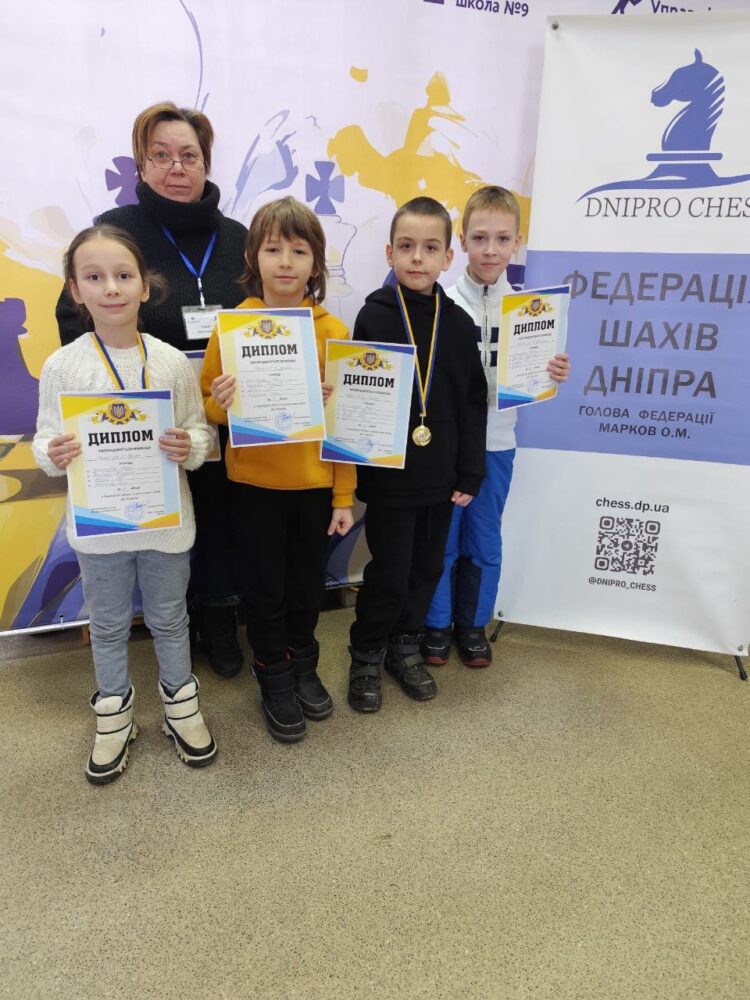 Чемпіонат області з класичних шахів серед юнаків та дівчат до 8 та 10 р. Підсумки