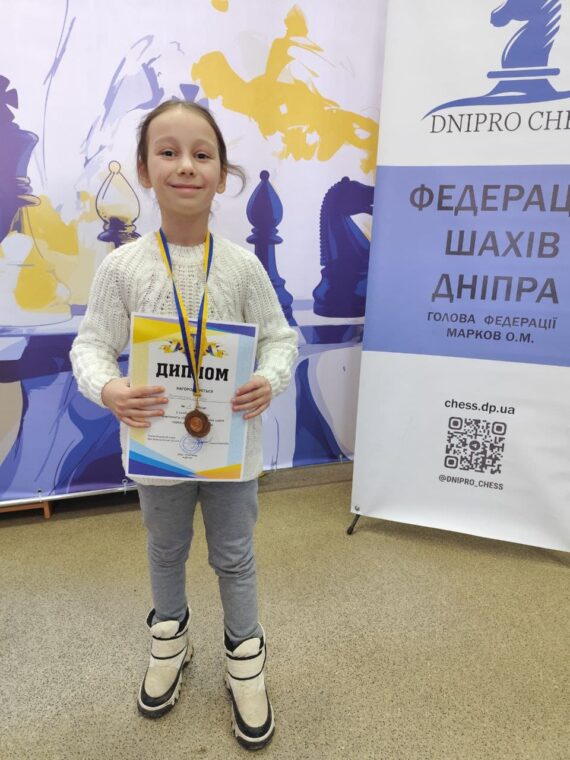 Чемпіонат області з класичних шахів серед юнаків та дівчат до 8 та 10 р. Підсумки