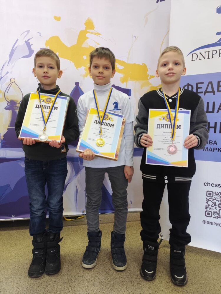 Чемпіонат області з класичних шахів серед юнаків та дівчат до 8 та 10 р. Підсумки