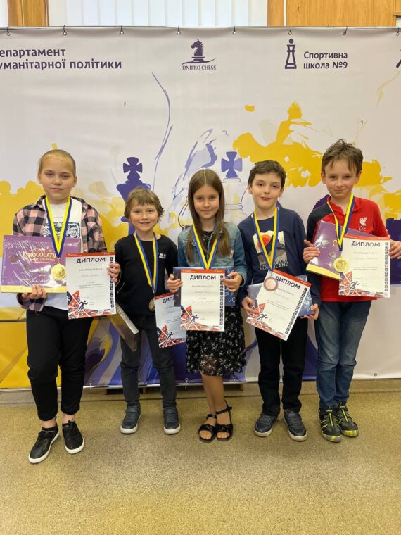 Чемпіонат міста з блискавичної гри до 12,14 років – Підсумки