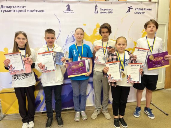 Чемпіонат міста з блискавичної гри до 12,14 років – Підсумки