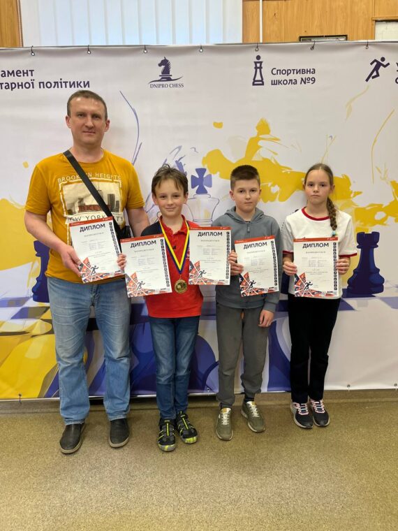 Чемпіонат міста з блискавичної гри до 12,14 років – Підсумки