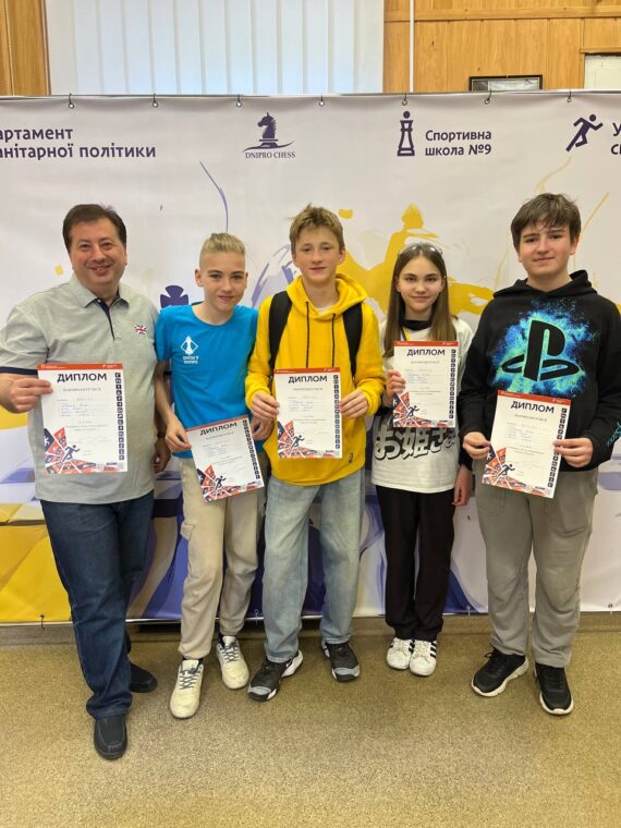Чемпіонат міста з блискавичної гри до 12,14 років – Підсумки