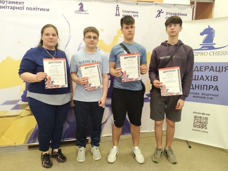 Чемпіонат міста з блискавичної гри серед юнаків та дівчат до 16, 18, 20 років – Підсумки
