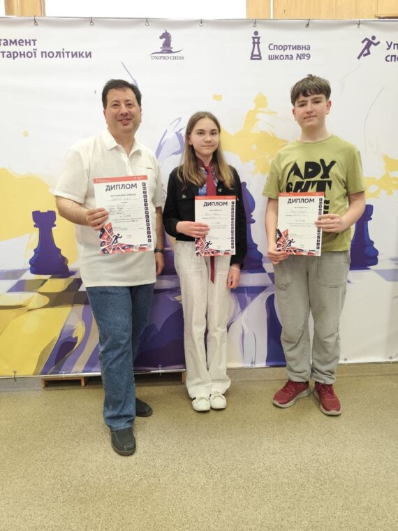 Чемпіонат міста з блискавичної гри серед юнаків та дівчат до 16, 18, 20 років – Підсумки