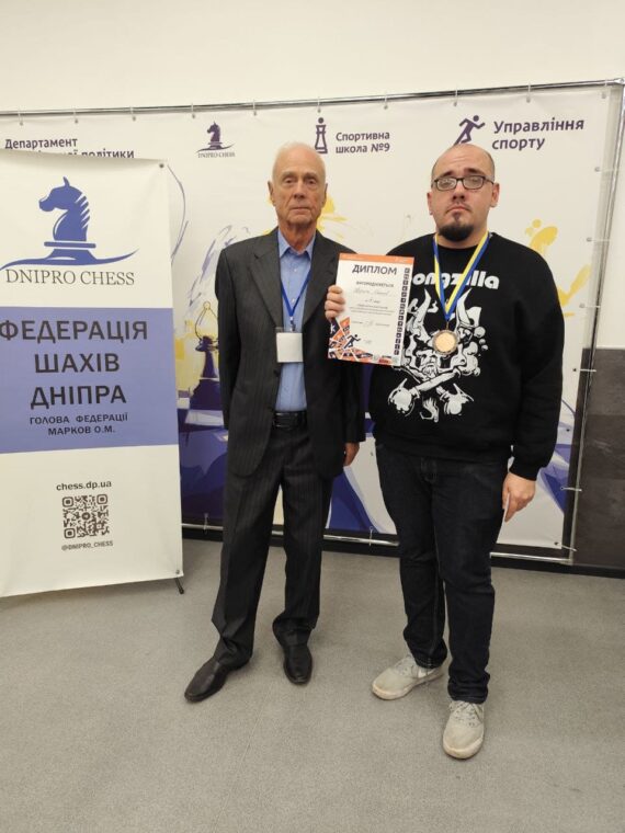 Кубок міста з шахів серед закладів вищої та фахової передвищої освіти, 07.11.2025р – підсумки