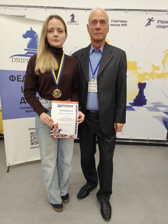 Кубок міста з шахів серед закладів вищої та фахової передвищої освіти, 07.11.2025р – підсумки