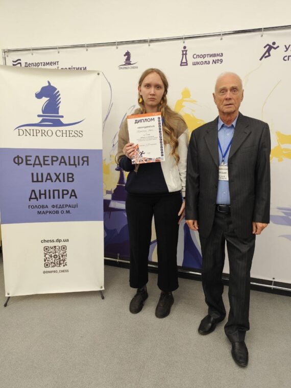 Кубок міста з шахів серед закладів вищої та фахової передвищої освіти, 07.11.2025р – підсумки