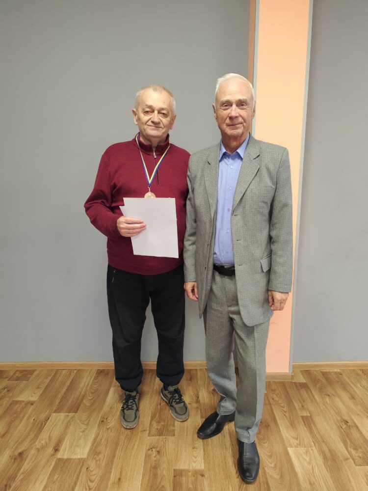 Кубок області серед ветеранів (рапід), 15.11.2025-Підсумки