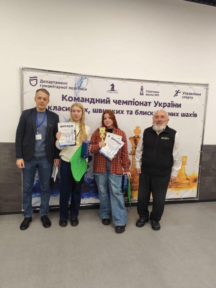 Командний чемпіонат України з класичних, швидких та блискавичних шахів серед юнаків та дівчат до 20років, 17-23.11.2025р. – Підсумки