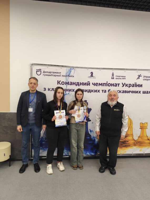 Командний чемпіонат України з класичних, швидких та блискавичних шахів серед юнаків та дівчат до 20років, 17-23.11.2025р. – Підсумки