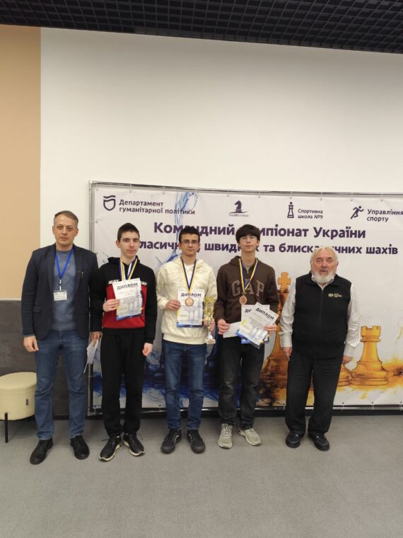 Командний чемпіонат України з класичних, швидких та блискавичних шахів серед юнаків та дівчат до 20років, 17-23.11.2025р. – Підсумки