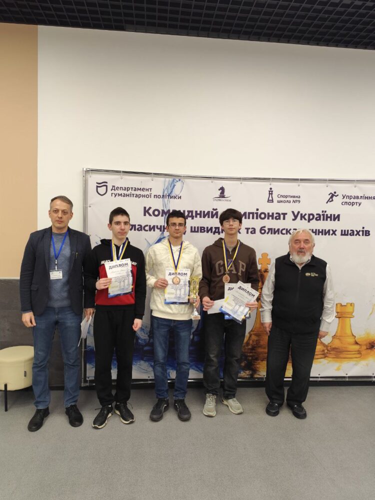 Командний чемпіонат України з класичних, швидких та блискавичних шахів серед юнаків та дівчат до 20років, 17-23.11.2025р. – Підсумки