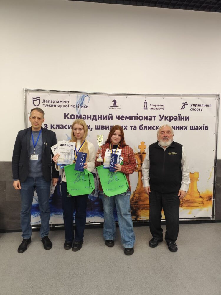Командний чемпіонат України з класичних, швидких та блискавичних шахів серед юнаків та дівчат до 20років, 17-23.11.2025р. – Підсумки