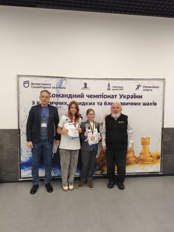 Командний чемпіонат України з класичних, швидких та блискавичних шахів серед юнаків та дівчат до 20років, 17-23.11.2025р. – Підсумки