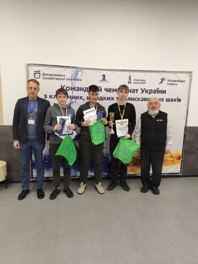 Командний чемпіонат України з класичних, швидких та блискавичних шахів серед юнаків та дівчат до 20років, 17-23.11.2025р. – Підсумки