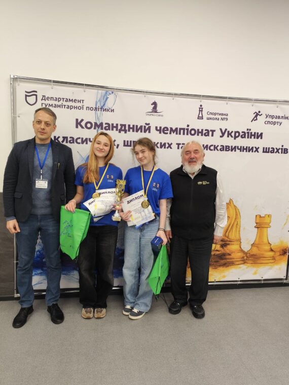 Командний чемпіонат України з класичних, швидких та блискавичних шахів серед юнаків та дівчат до 20років, 17-23.11.2025р. – Підсумки