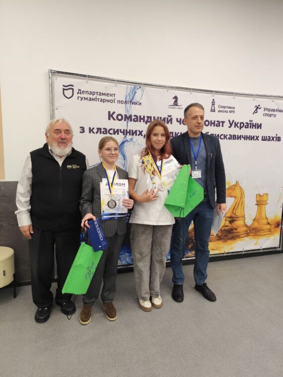 Командний чемпіонат України з класичних, швидких та блискавичних шахів серед юнаків та дівчат до 20років, 17-23.11.2025р. – Підсумки